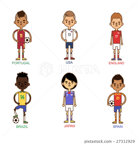 National Euro Cup soccer football teams vector National Euro Cup soccer football teams vector 27312929