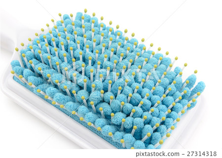 Modern blue micro fiber hair comb 27314318