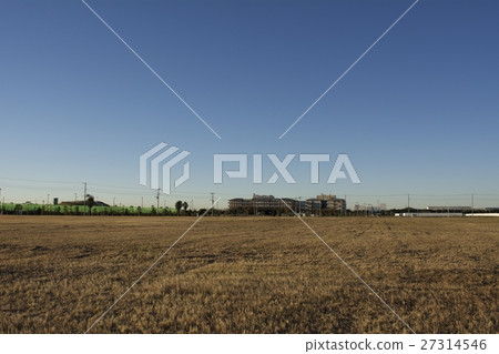 Urayasu City December early morning vacant land Urayasu City December early morning vacant land 27314546