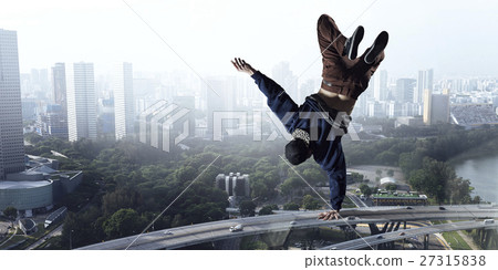 B-boy performing some moves 27315838