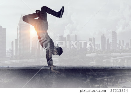 B-boy performing some moves 27315854