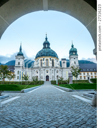 Ettal Abbey, exterior architecture Ettal Abbey, exterior architecture 27316223