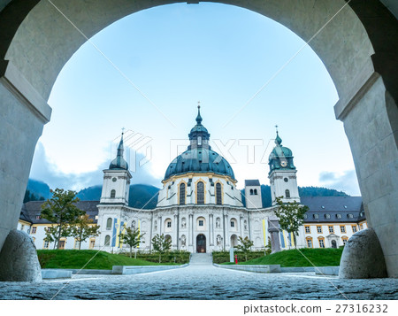 Ettal Abbey, exterior architecture Ettal Abbey, exterior architecture 27316232