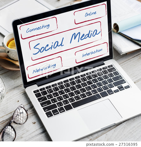 Social Media Communication Share Connect Concept Social Media Communication Share Connect Concept 27316395