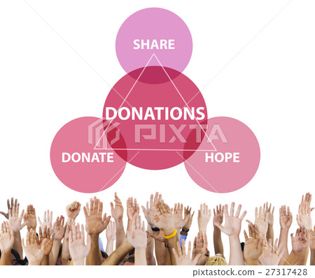 Charity Donations Support Volunteer Welfare Concept 27317428