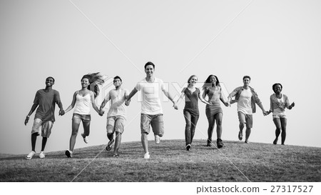 Friends Hanging Out Together Concept Friends Hanging Out Together Concept 27317527