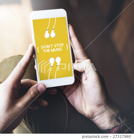 Music Life Happy Earphones Concept Music Life Happy Earphones Concept 27317960