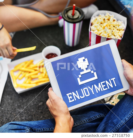 Enjoyment Entertainment Fun Game Concept 27318750