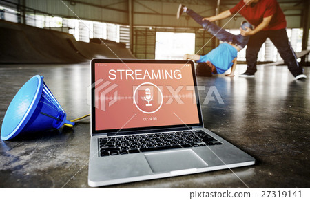 Microphone Audio Podcast Broadcast Media Graphic Concept Microphone Audio Podcast Broadcast Media Graphic Concept 27319141