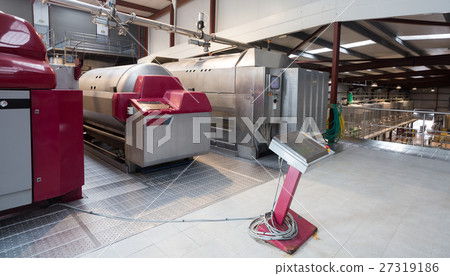Pressing machines shop at wine plant 27319186