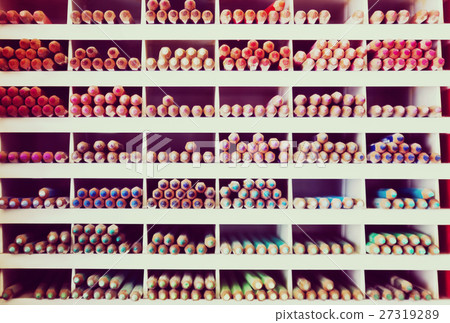 multicolored pencils in store multicolored pencils in store 27319289