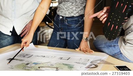 Design Studio Architect Creative Occupation Meeting Blueprint Concept Design Studio Architect Creative Occupation Meeting Blueprint Concept 27319403