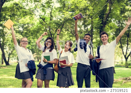 Student Study Uniform Book College Book Teen Concept 27319521