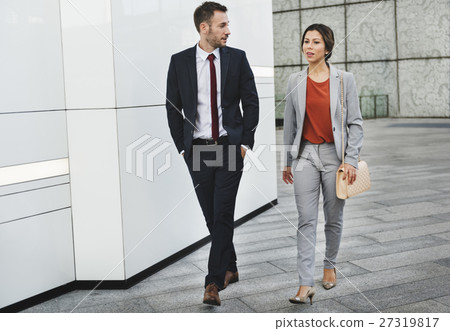 Business People Commuter Walking City Life Concept Business People Commuter Walking City Life Concept 27319817