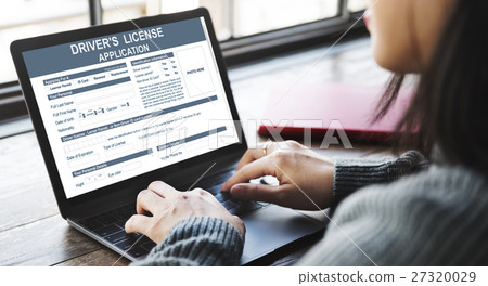 Driver's License Application Identification Concept 27320029