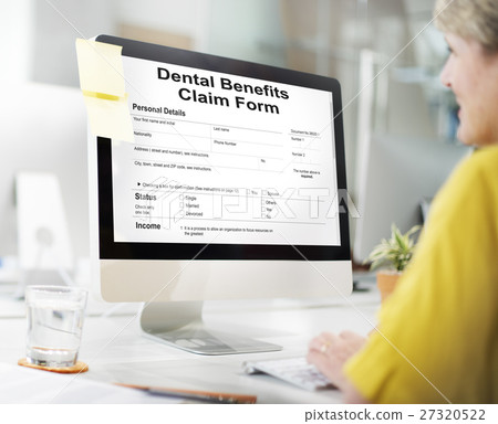 Dental Benefits Claim Form Document Concept Dental Benefits Claim Form Document Concept 27320522