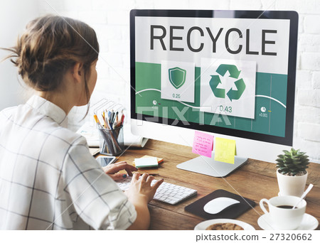 Recycle Eco Environment Icon Concept 27320662