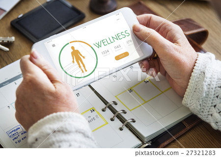 Calorie Counter Health Diet App Concept 27321283