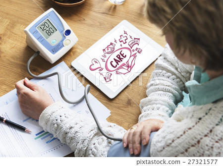 Care Medicine Help Kindness Icons Concept Care Medicine Help Kindness Icons Concept 27321577