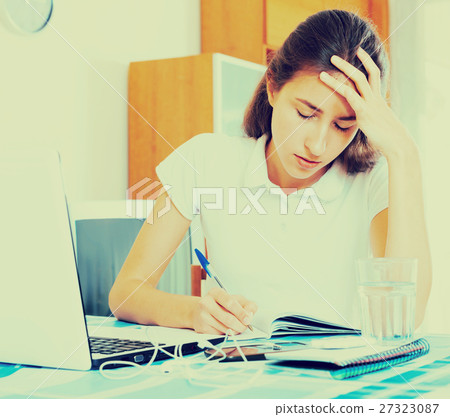Depressed female college student Depressed female college student 27323087