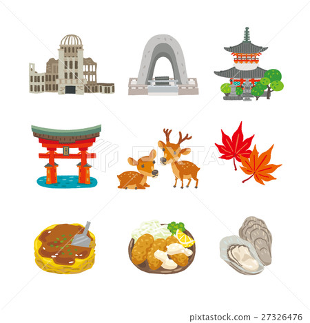 Hiroshima illustration 27326476