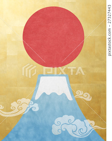 感覺總和的背景材料(日之丸,雲,富士山) 感覺總和的背景材料(日之丸,雲,富士山) 27327443