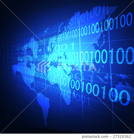 Business technology world map 27328162