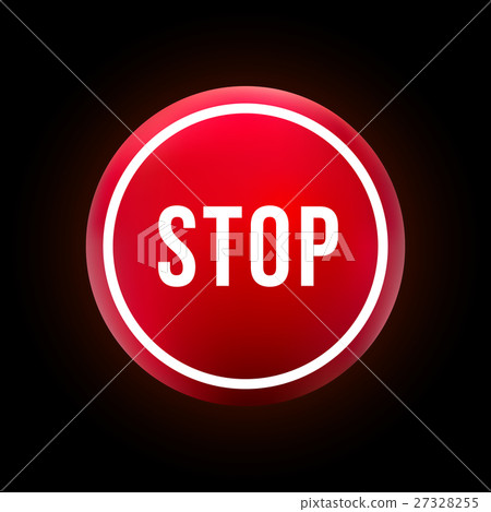 round red button stop round red button stop 27328255