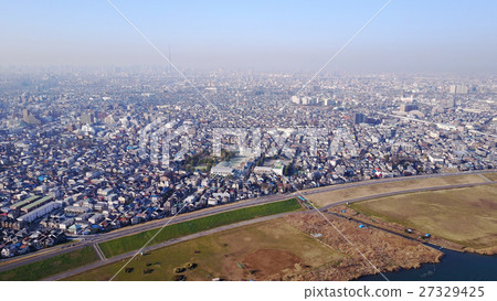 東京從江戶川上面看 東京從江戶川上面看 27329425