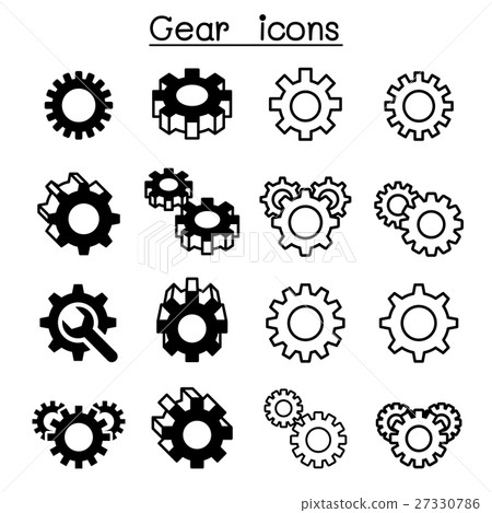 Gear, Cogwheel , Repair icon set Gear, Cogwheel , Repair icon set 27330786