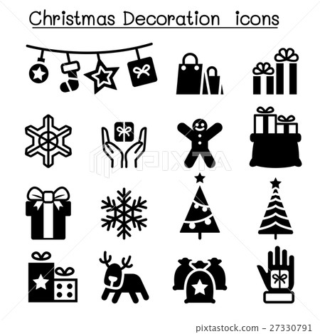 Christmas icons Vector illustration Christmas icons Vector illustration 27330791