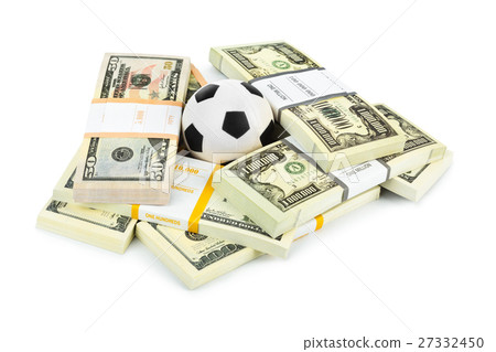 Money and soccer ball Money and soccer ball 27332450