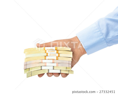 Hand with money Hand with money 27332451