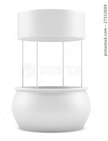 White round POS POI advertising retail stand 27332689