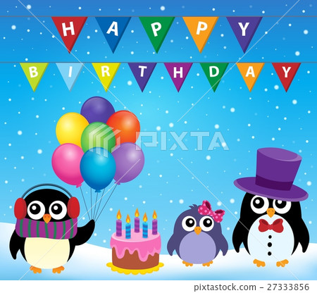 Party penguin theme image 8 27333856