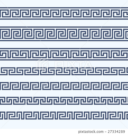 Greek pattern border - grecian ornament 27334289
