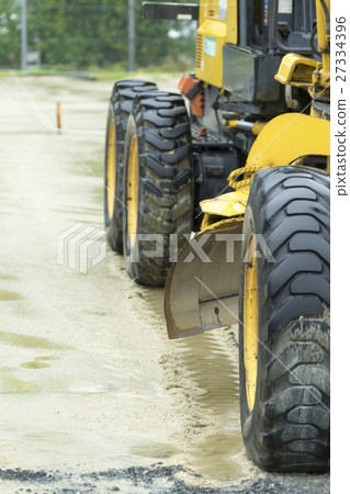 施工現場道路施工車輛工作車汽車平地機 施工現場道路施工車輛工作車汽車平地機 27334396
