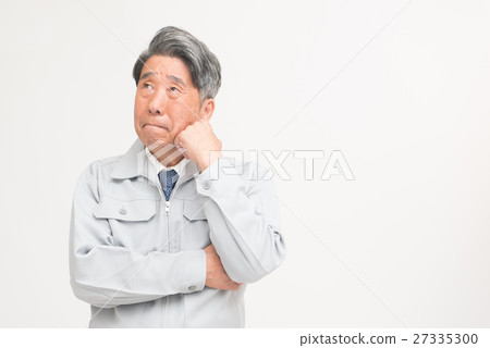 Senior man working clothes 27335300