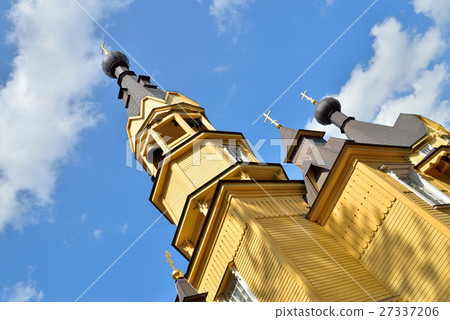 The bell tower of the Church of the Holy  27337206