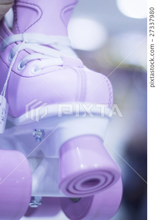 Rollerskates in skate store 27337980