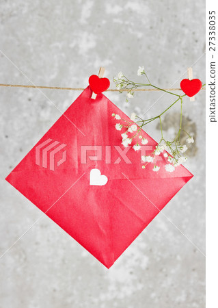 The love letter hangs on rope and a flower The love letter hangs on rope and a flower 27338035