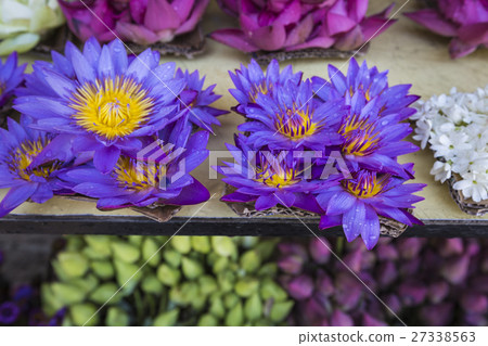 Flowers sold in front of the Temple Flowers sold in front of the Temple 27338563