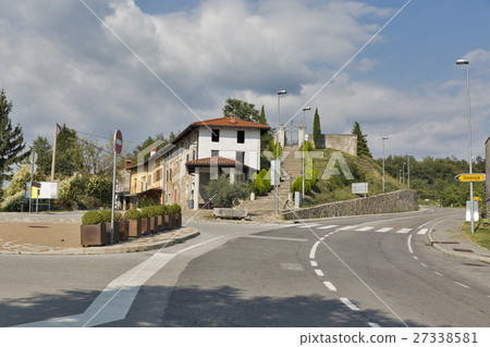 Smartno village center in Slovenia. 27338581