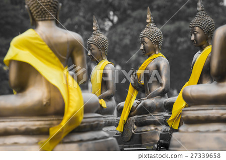 Buddha Statues in Seema Malaka Temple, Colombo 27339658