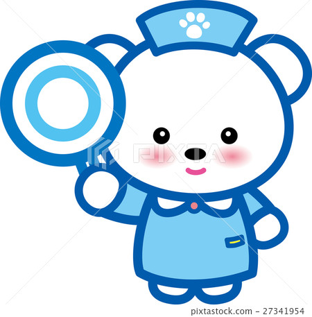 動物護士,可愛的動物護士,熊,藍色Ao腳印 動物護士,可愛的動物護士,熊,藍色Ao腳印 27341954