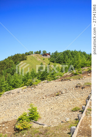 Mountain cloud mountain summer in summer Tokyo Okutama Town Yamanashi prefecture Tamba mountain village Saitama prefecture Chichibu city 27341968