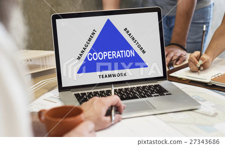 Business Corporate Collaboration Concept 27343686