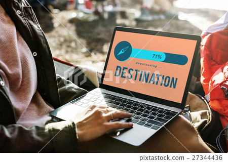 Route Destination Travel Navigation Concept 27344436