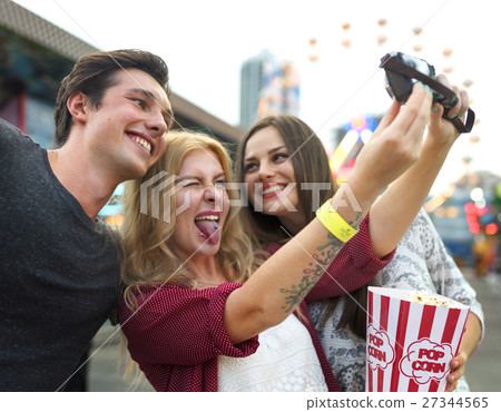 Amusement Leisure Funny Happiness Enjoyment Concept Amusement Leisure Funny Happiness Enjoyment Concept 27344565