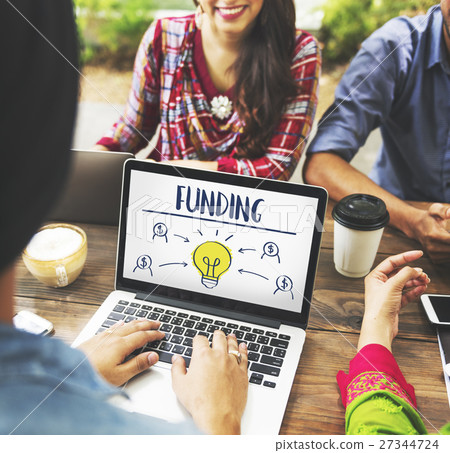 Crowd Funding Funding Give Help Nonprofit Concept 27344724